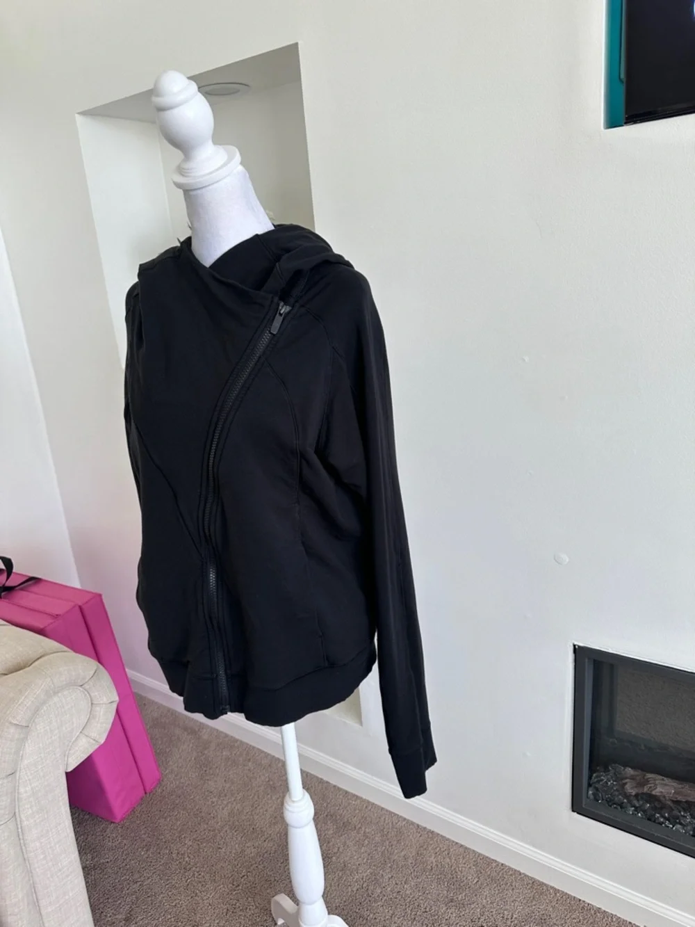 lululemon athletica Black Lightweight Hooded Sweater